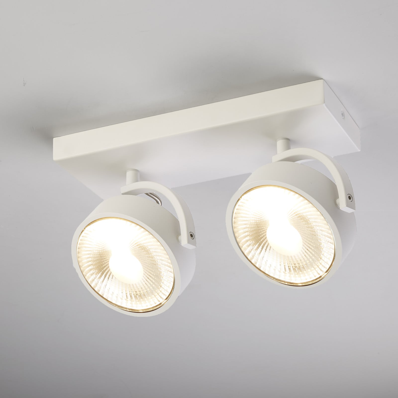 Lyora Opbouwspot Jupiter 2-lichts wit