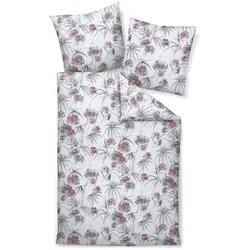 Janine Design Bettwäsche Chinchilla 135 x 200 cm Flanell Silber