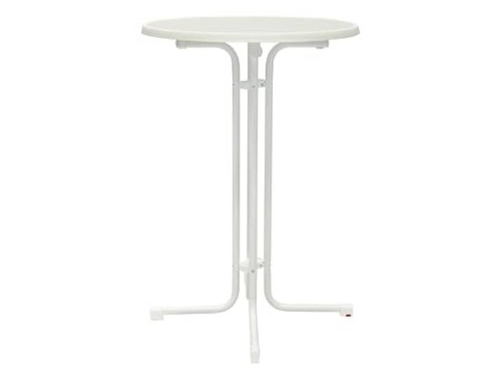 MFG Stehtisch, klappbar, weiß/weiß, ø=80 cm