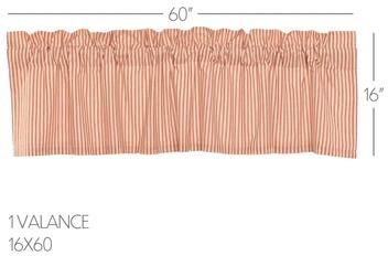 VHC Brands Farmhouse Star Applique Valance