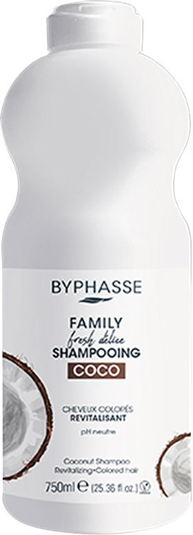 Byphasse Family Fresh Delice shampoo para cabelos coloridos 750 ml