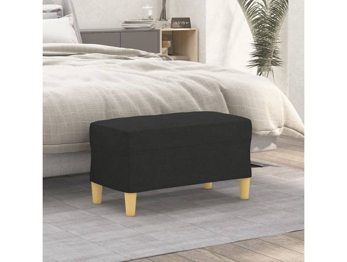 vidaXL Sitzbank Schwarz 70x35x41 cm Stoff