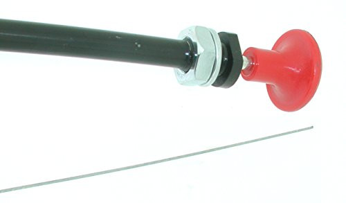 Green Star Universele stijve kabel motorstop X6301465, zwart