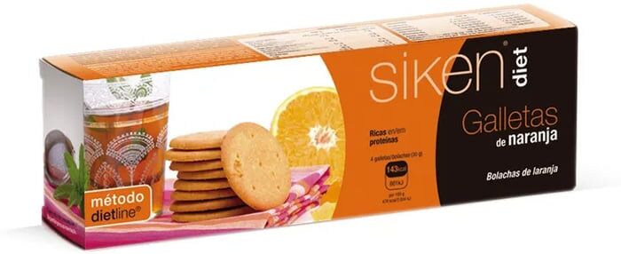 Siken Galletas De Naranja 7g 15 Uds Naranja