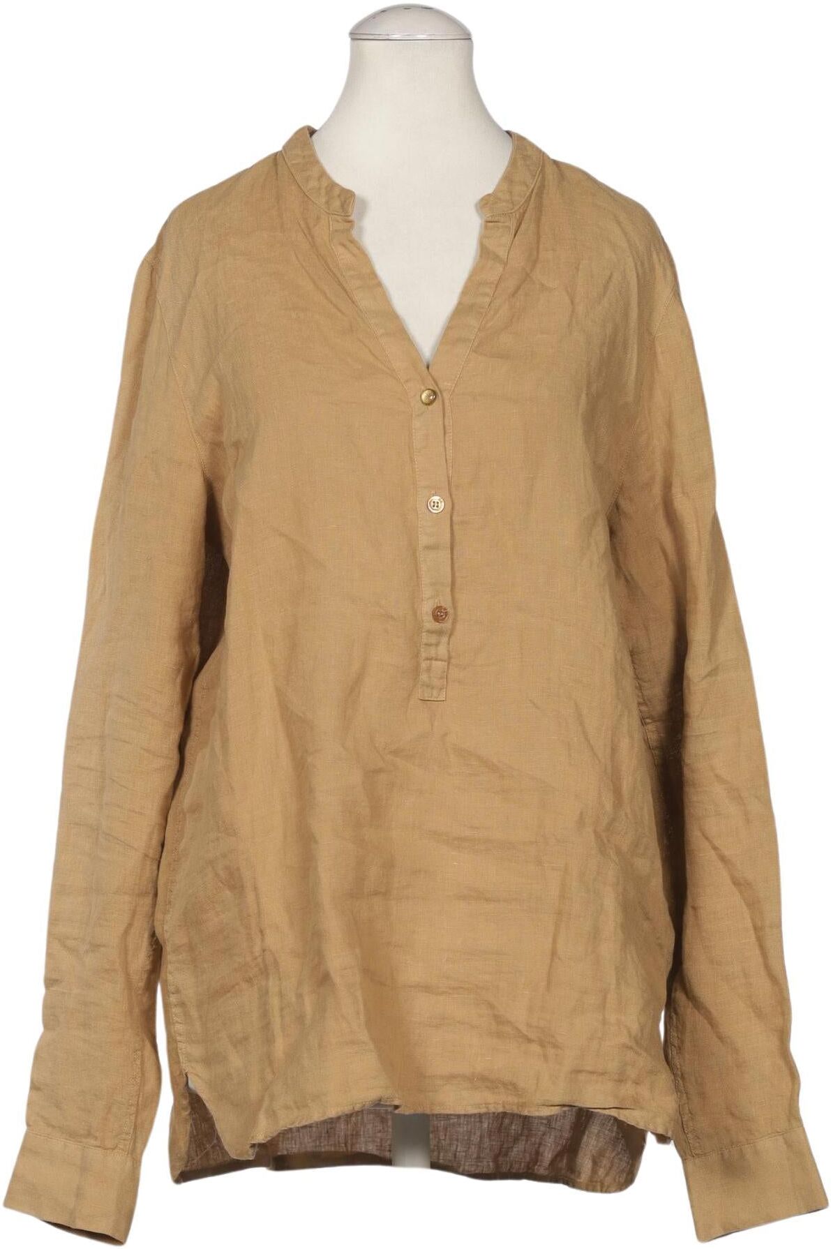 Mos Mosh Damen Bluse, Beige, Gr. S, Leinen - Second Hand