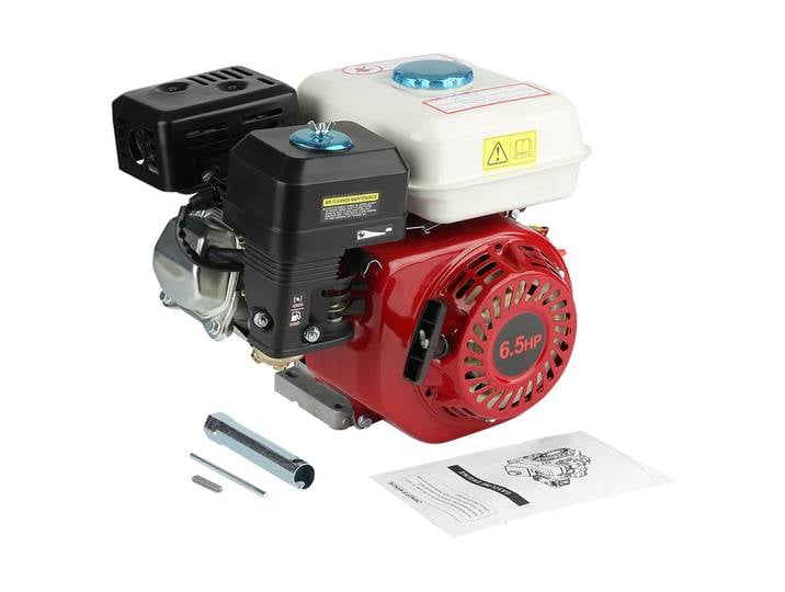 Moteur à essence 4 temps 6,5 CV à démarrage manuel 168F OHV, moteur à essence de remplacement