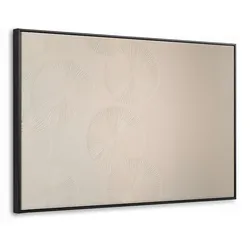 LEINWAND Bilder mit Rahmen - Japandi - Beige - Modern - 150x100
