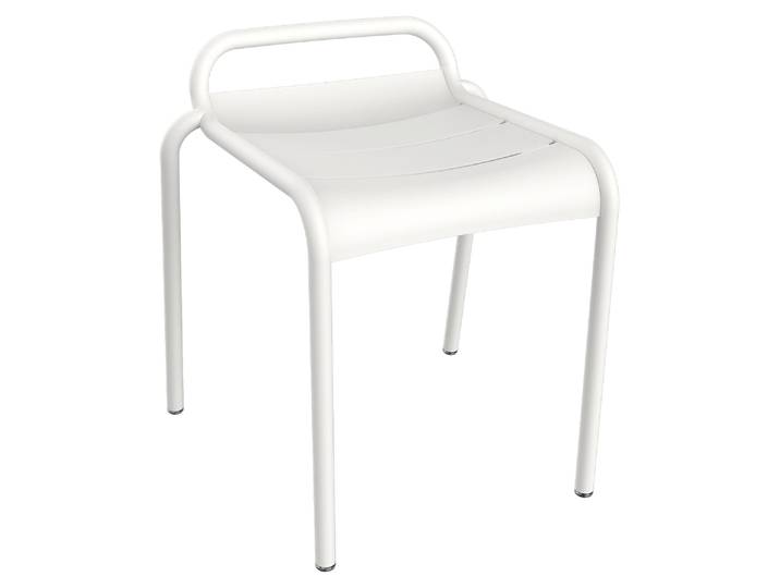Hocker, Aluminium, 49,3×51,2×57,7 cm, Leicht & Langlebig, Klassisch