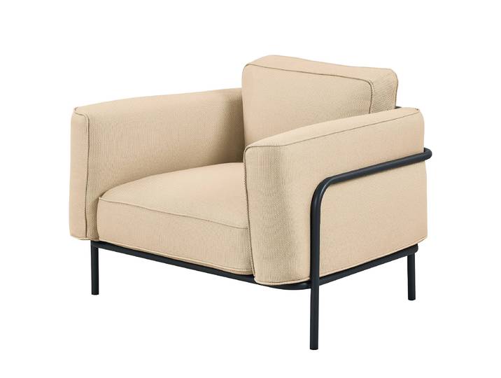 Outdoor-Sessel Mura 100 x 76 x 88cm Beige/Beige