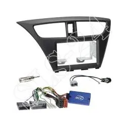 Honda Civic ab 02/2012 Autoradio Radioblende+ LFB Lenkradadapter 2-DIN Blende...