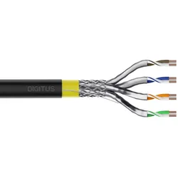 Digitus CAT 7A S/FTP, Verlegekabel, 500 m, Simplex, Dca-s1a d1 a1 , GHMT PVP zertifiziert