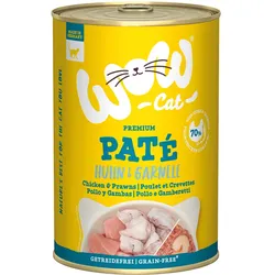WOW CAT Adult Huhn & Garnele 6x400 g