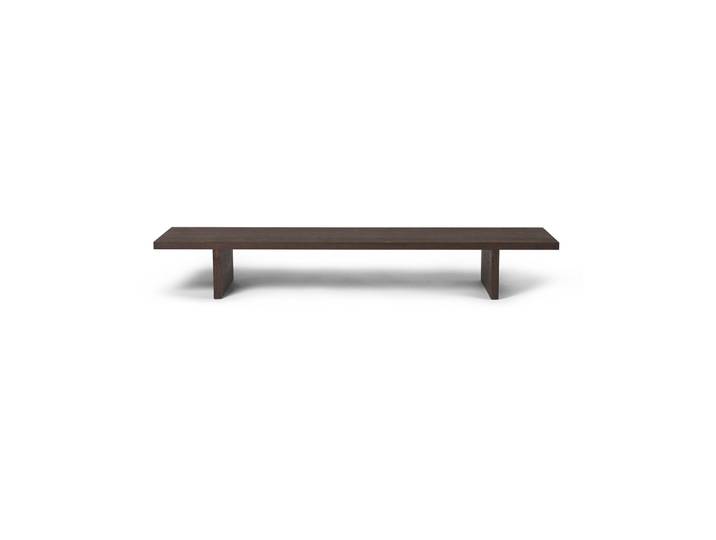 Ferm Living display table Table d appoint Kona Dark stained oak veneer'
