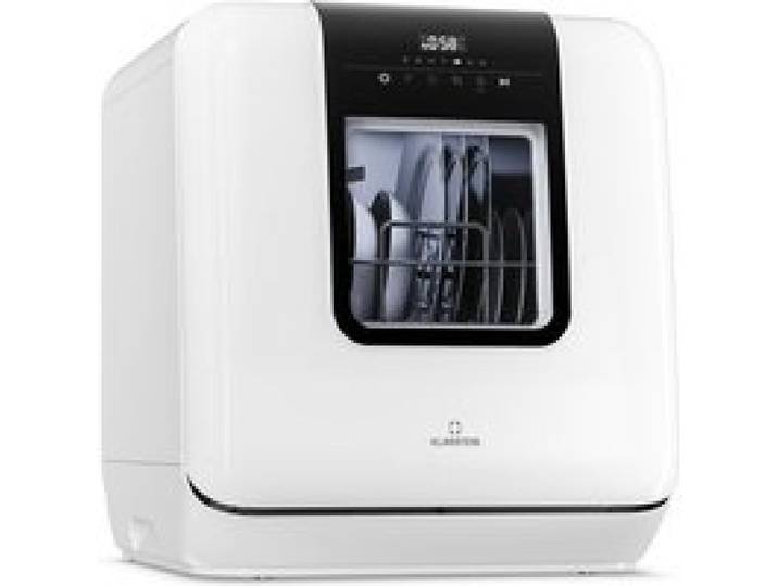 Klarstein Melville Lave-vaisselle portable - Lave-vaisselle compact 3 couverts - 7 programmes - 6 L par cycle - Système AquaStop