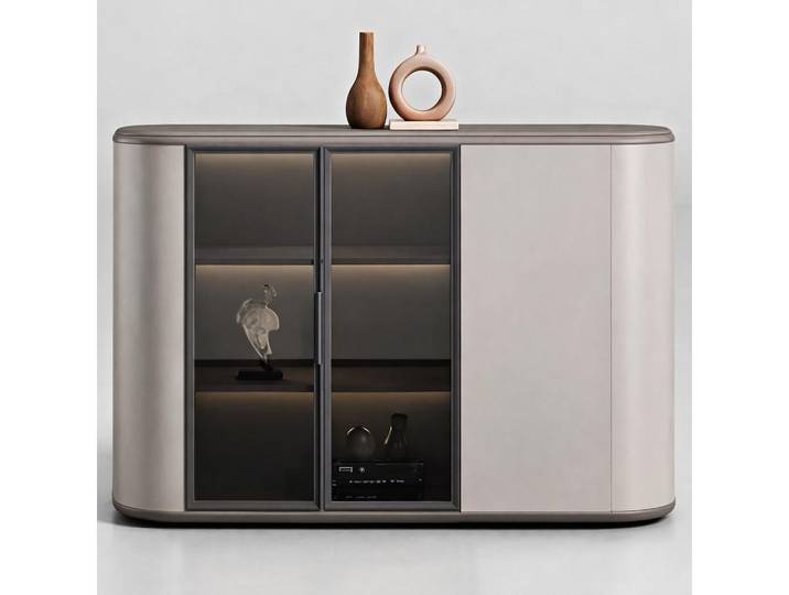 JVmoebel Sideboard Moderner Sideboard mit eleganter Beleuchtung und stilvollem Design, Made in Europa