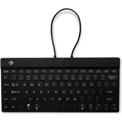 R-Go Tools Split Break (US, Kabelgebunden, Kabellos), Tastatur, Schwarz