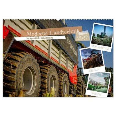 Moderne Landtechnik (Wandkalender 2027 DIN A2 quer), CALVENDO Monatskalender