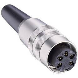 Lumberg KV 60 DIN-Rundsteckverbinder Buchse, gerade Polzahl: 6 Silber 1 St.