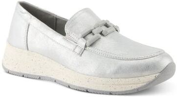 Women's Demonte Fashion Sneakers by Patrizia by Spring Step in Silver (Size 38 M)