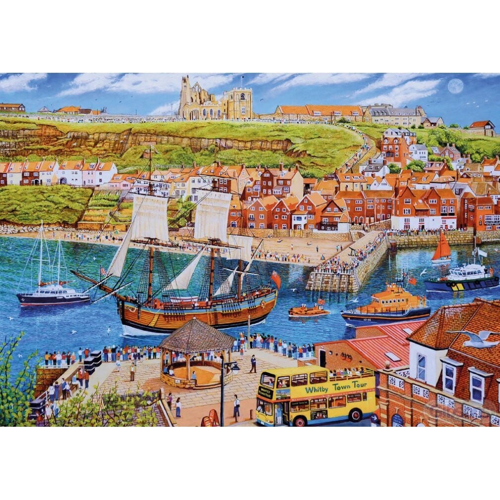 Gibsons Puzzel Endeavour Whitby 500 stukjes