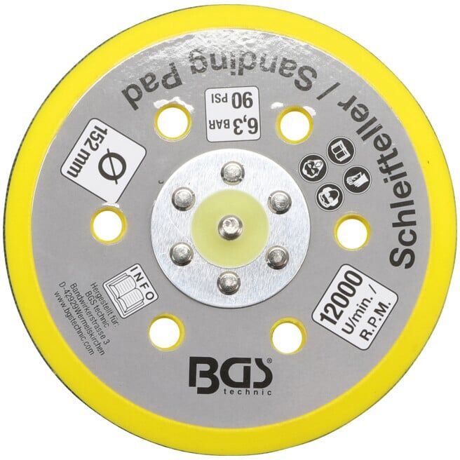 BGS Plateau auto-agrippante pour art. 3290, 8688 Ø 152 mm ; BGS technic (8688-23)