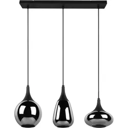 Hängeleuchte Lumina Schwarz/Chromfarben max.40Watt