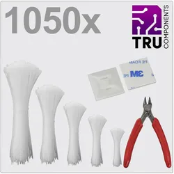 Tru Components, TC-13377616 T24CA115 Weiss UV-stabilisiert 1050 St. (300 mm, 1050 Stk.)