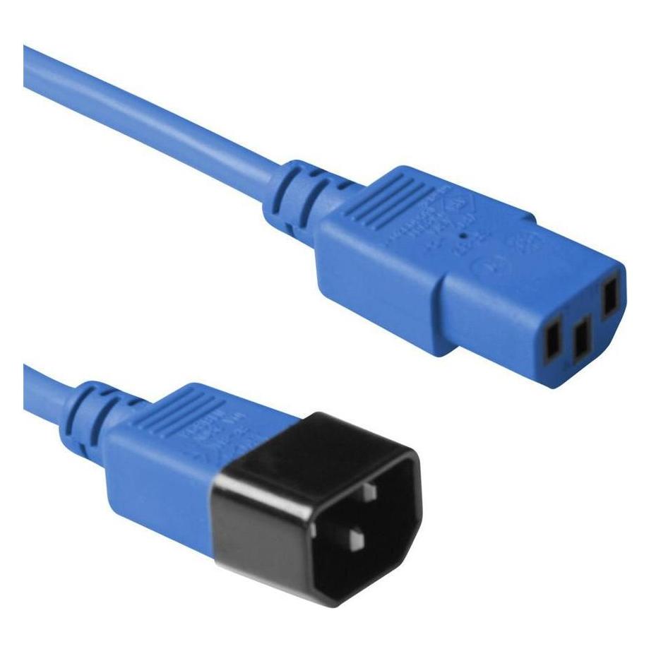 MicroConnect Blue power cable C14F to (0.90 m) (PE1413B09)