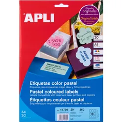 Agipa, Etiketten, Universal-Etiketten oval, 63,5 x 42,3 mm, creme