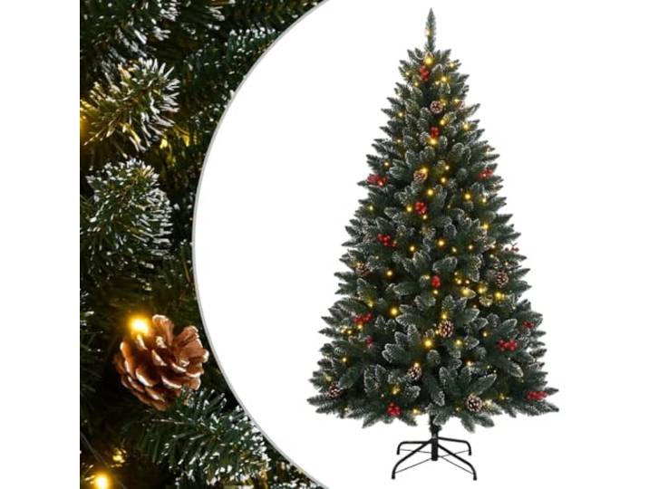vidaXL Kunstkerstboom met 300 LED's 180 cm