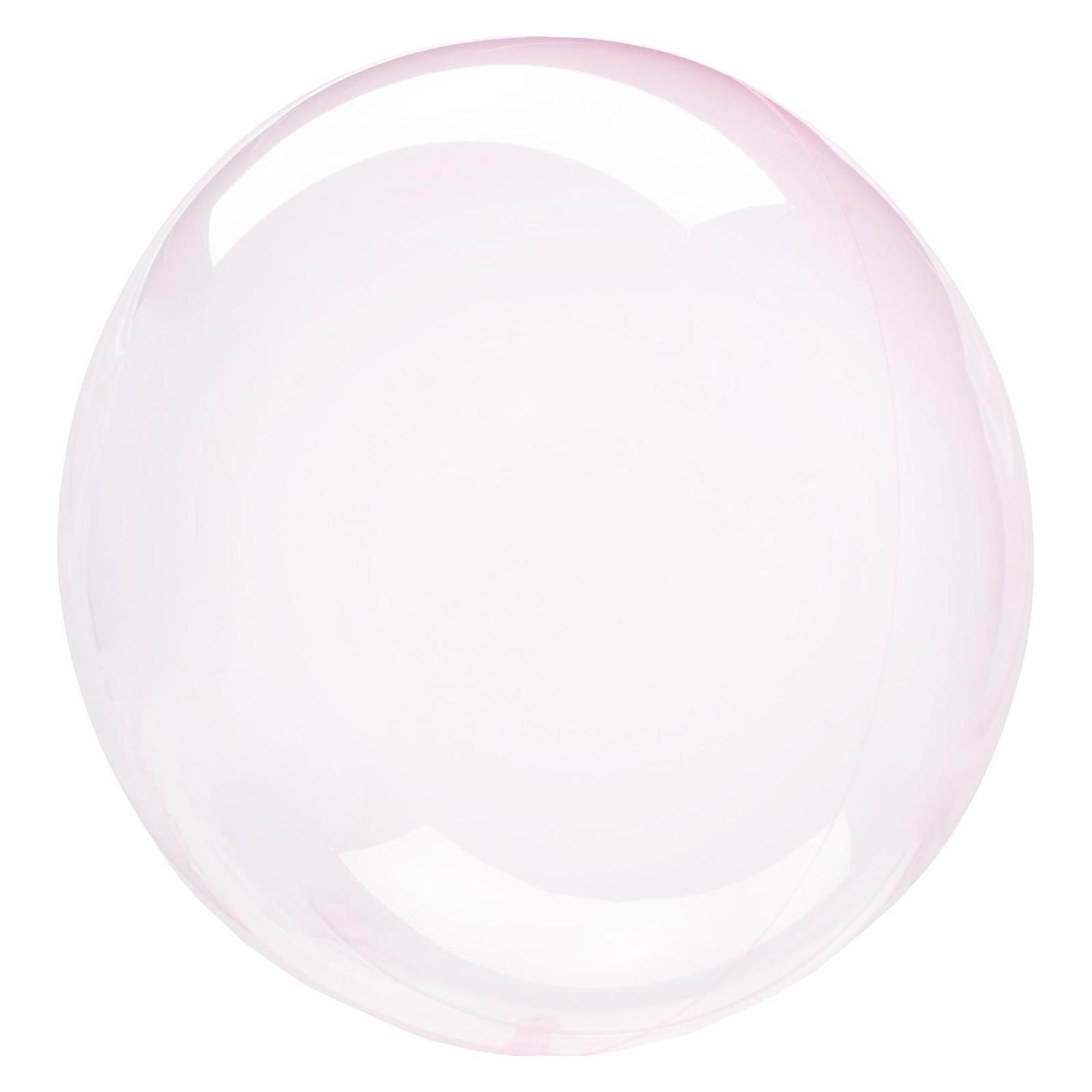 Amscan FB Clearz Crystal rosa transparent (1x) (8284911)