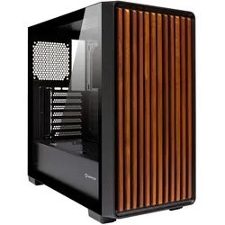 Unykach UK121804 (ATX, mATX), PC Gehäuse, Transparent, Braun, Schwarz