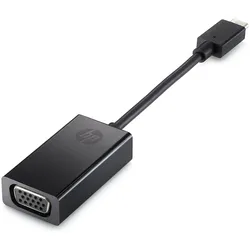 HP USB-C zu (VGA), Video Adapter, Schwarz