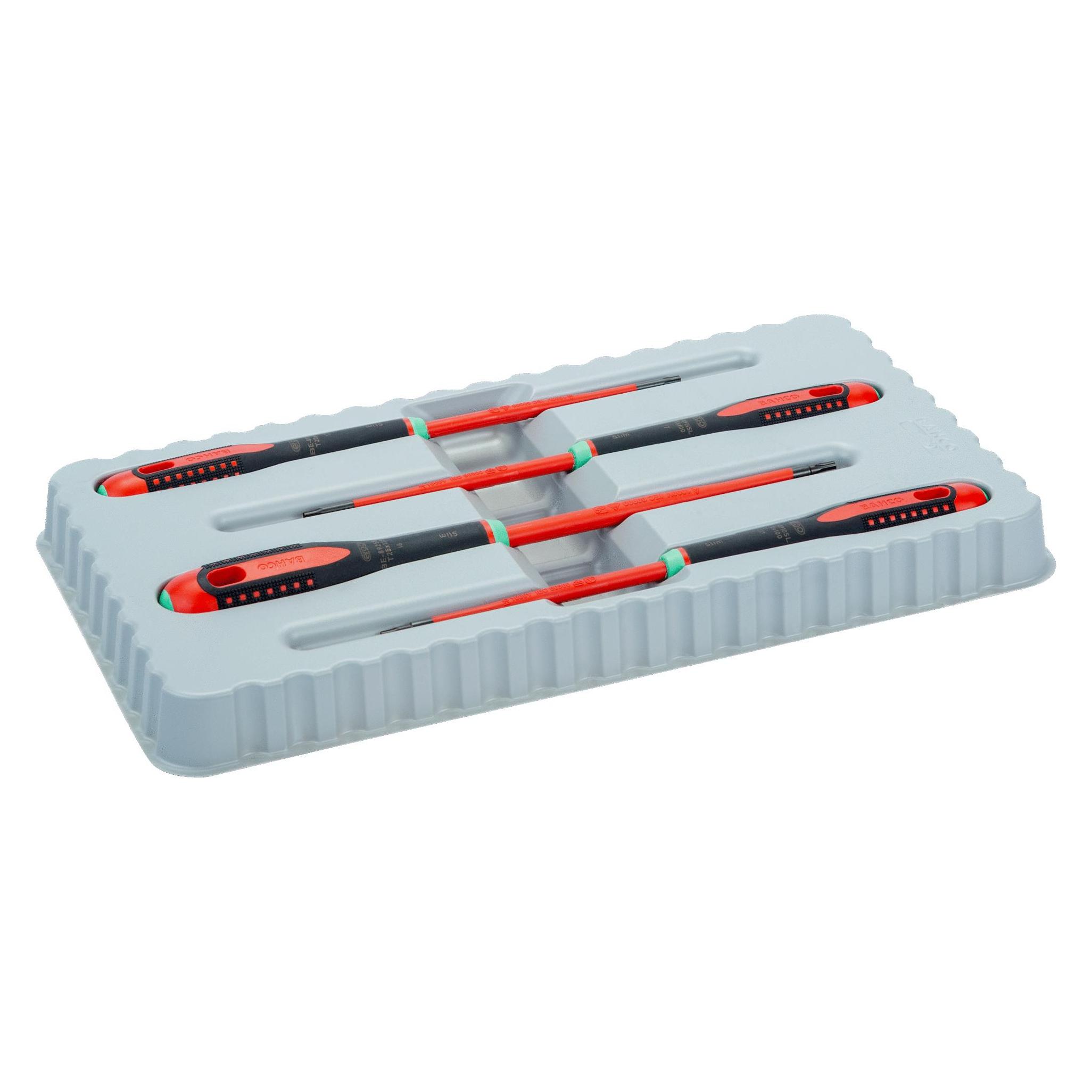 Bahco Skruetraekkersaet ERGO "Slim Blade", 4 dele, Torx (BE-9880SL)