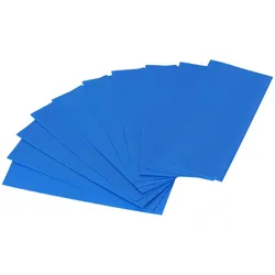10x Schrumpfschlauch für 18650-Akkuzellen – Blau