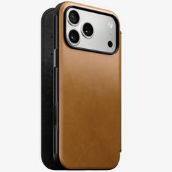Nomad Brand.1127208 Modern Leather Folio iPhone 17 Pro Leder Case iPhone 17 Pro Max Beige NM014124858