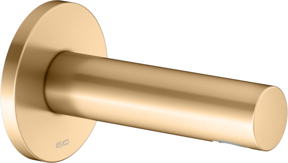 KEUCO IXMO Wanneneinlauf 59545250001 Ausladung 130 mm, messing gebürstet, runde Rosette