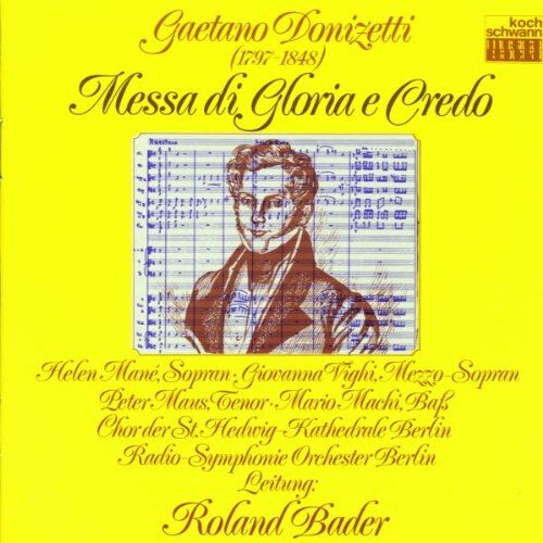 Bader - Missa di Gloria E Credo - Preis vom 12.10.2026 11:37:12 h