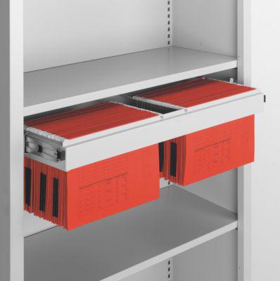 Schäfer Shop Select Teleskophängerahmen, 950 mm breit, lichtgrau