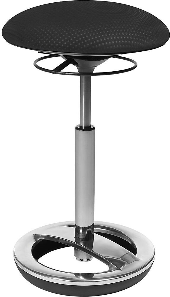 Bürohocker SITNESS HIGH BOB, Sitzhöhe 490 - 700 mm, Bezug schwarz Topstar