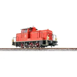 ESU 31423 - Diesellok, H0, BR V60, Post Lok 5, rot, Ep. IV, Vorbildzustand um 1987, LokSound, Raucherzeuger, Rangierkupplung, DC/AC