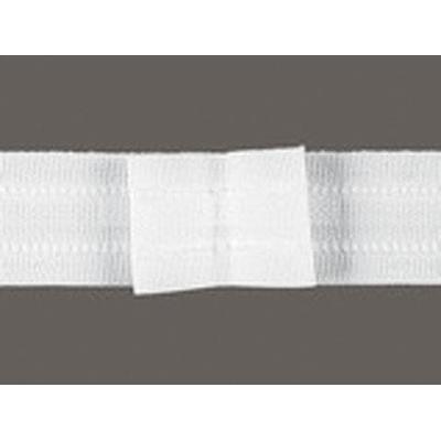 Faltenband GERSTER "Faltenband 26mm, 2 Falten" Gr. 1, weiß, B:2,6cm L:1.000cm, Polyester, Gardinenbefestigungen
