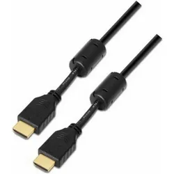 Nanocable 10.15.1815 HDMI-Kabel 15 m HDMI Typ A (Standard) Schwarz (15 m), Videokabel, Schwarz