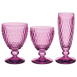 Villeroy & Boch Boston Coloured Wein- & Sektgläser 12er Set Berry