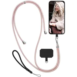 moex – Handykette ohne Hülle für Samsung Galaxy Z Flip 8 – Abnehmbares Band mit Einleger, schnell abnehmbar mit Karabiner – Unleash
