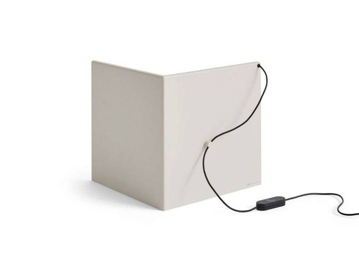 LBM Corner Tischleuchte Oyester White - HAY - Wohnzimmer - Metall