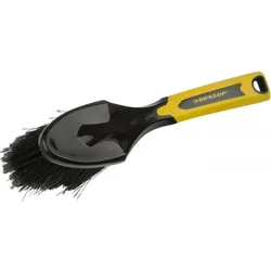 Dunlop Radreinigungsbürste 25 cm, rutschfester Griff in Gelb geeignet für Felgen, Speichen
