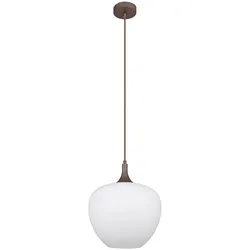 Pendelleuchte Hängelampe Deckenlampe Esszimmerlampe Metall Glas Textil Schwarz