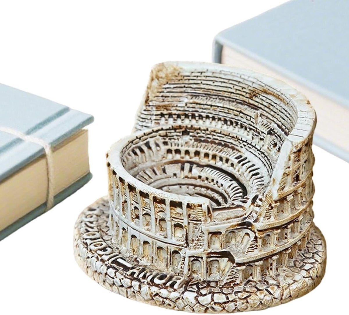 Romeinse Architectuur Moai Historisch Beeldje Antiek - B/D/H: 7.5 x 4.5 x 6.3 cm