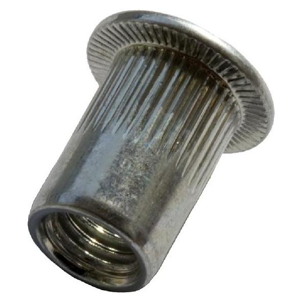Q-Tool 02ST01F06012 Blindnietmutter Stahl CK gerändelt M6 0,5-3,0 50 Stück (58725346)